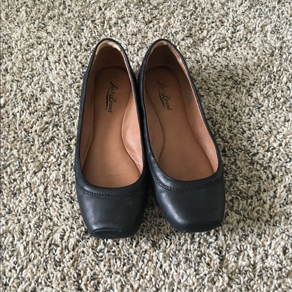 LuckyBrand black flats